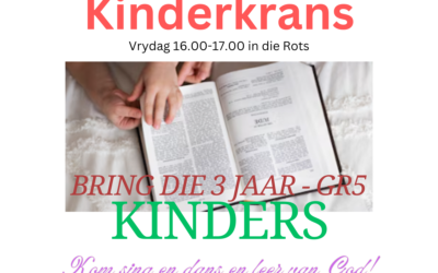 14 Maart Kinderkrans afsluiting @ 16:00