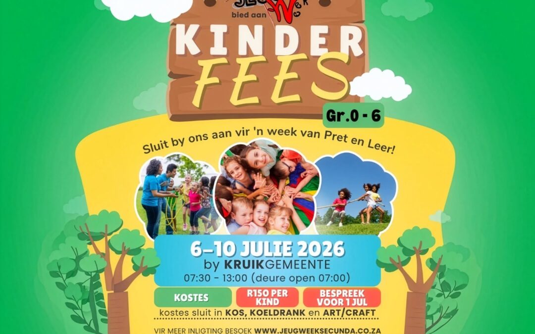 Kinderfees 6-10 Julie 2026